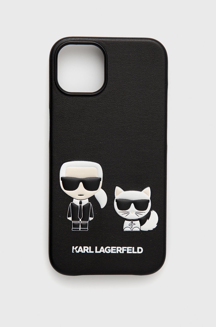 

Кейс за телефон Karl Lagerfeld iPhone 13 в черно, Черен