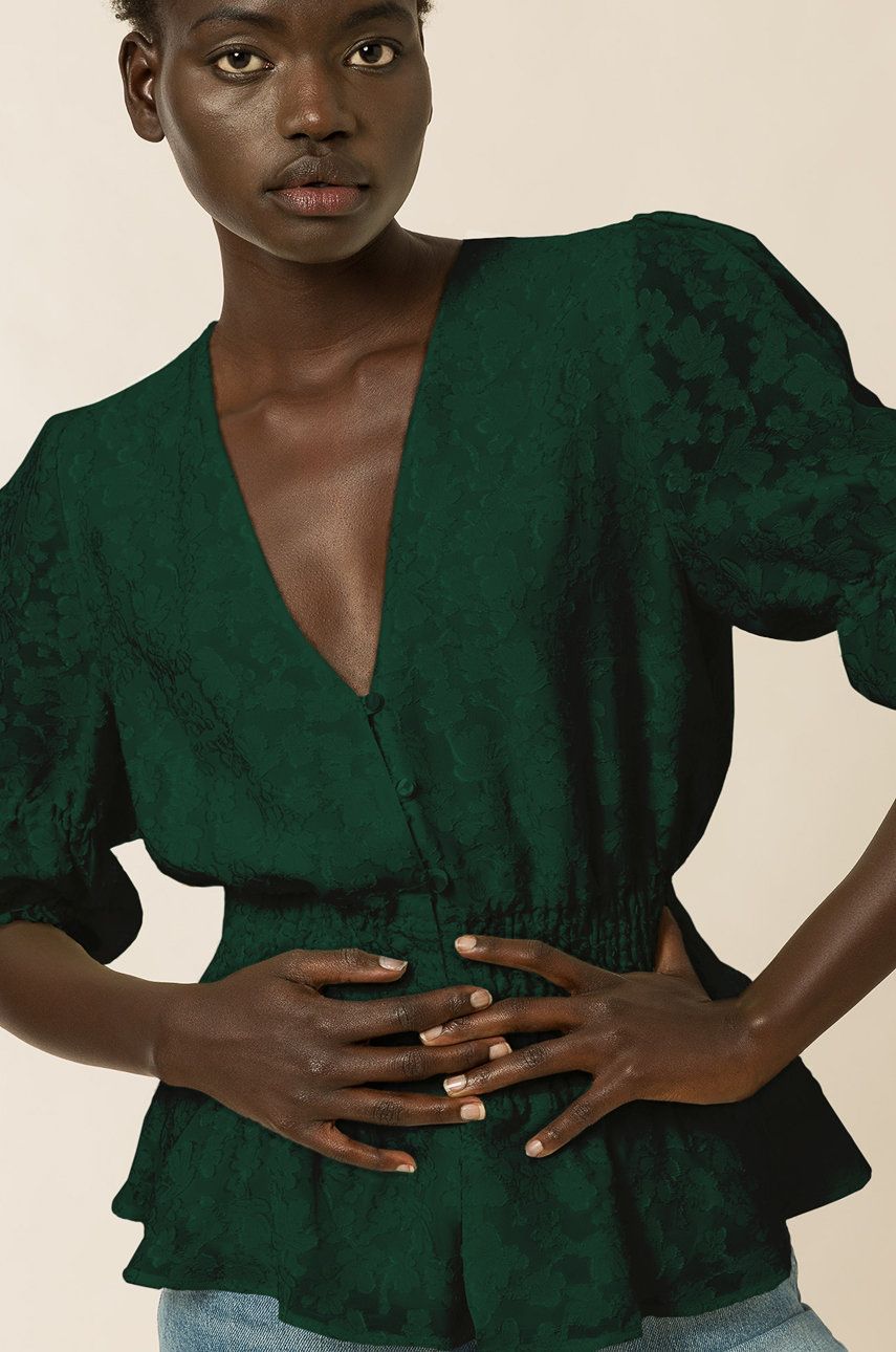 Ivy & Oak Bluză femei, culoarea verde, modelator answear.ro