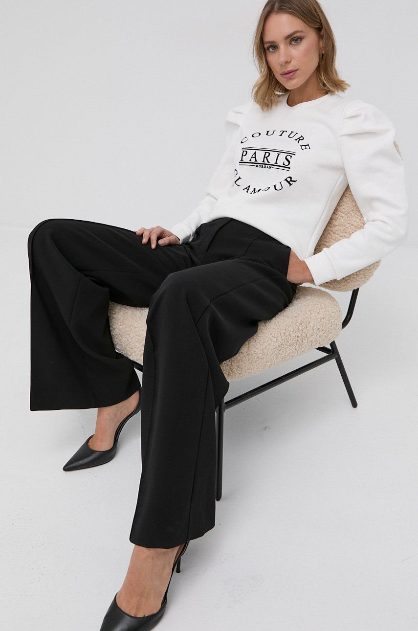 Morgan Bluză femei, culoarea alb, cu imprimeu answear.ro imagine megaplaza.ro