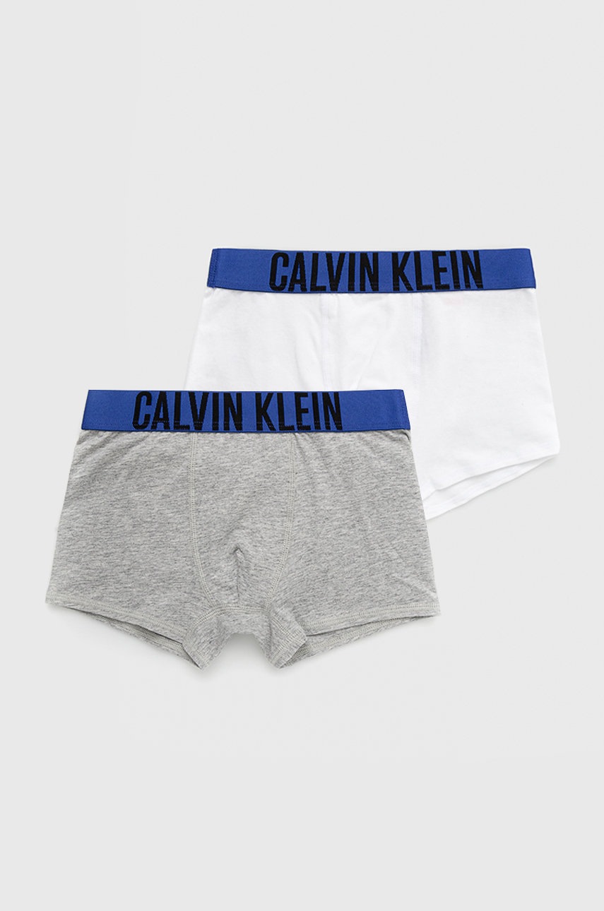 

Детски боксерки Calvin Klein Underwear в сиво, Сив