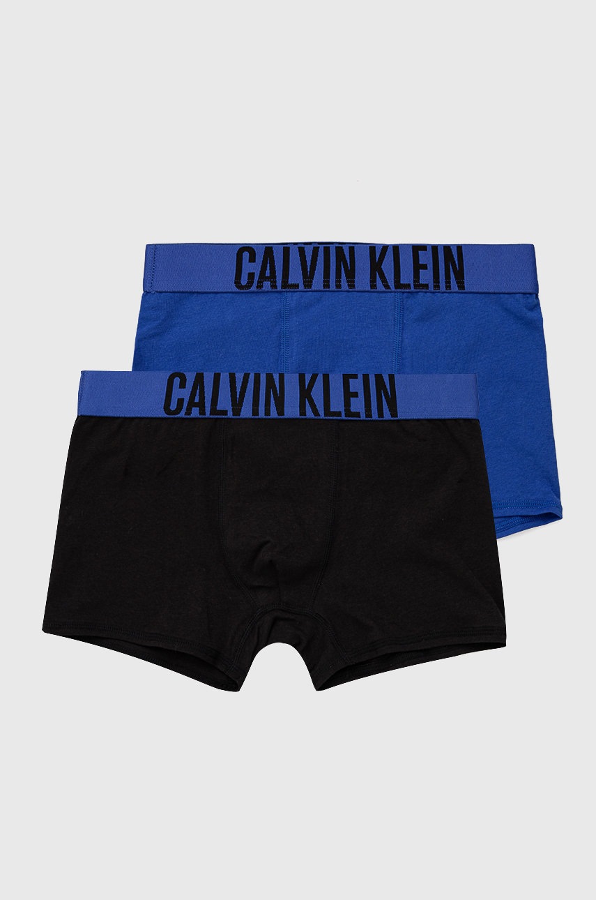 

Детски боксерки Calvin Klein Underwear в тъмносиньо, Тъмносин