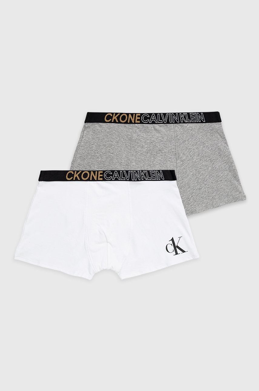 

Детски боксерки Calvin Klein Underwear в сиво, Сив
