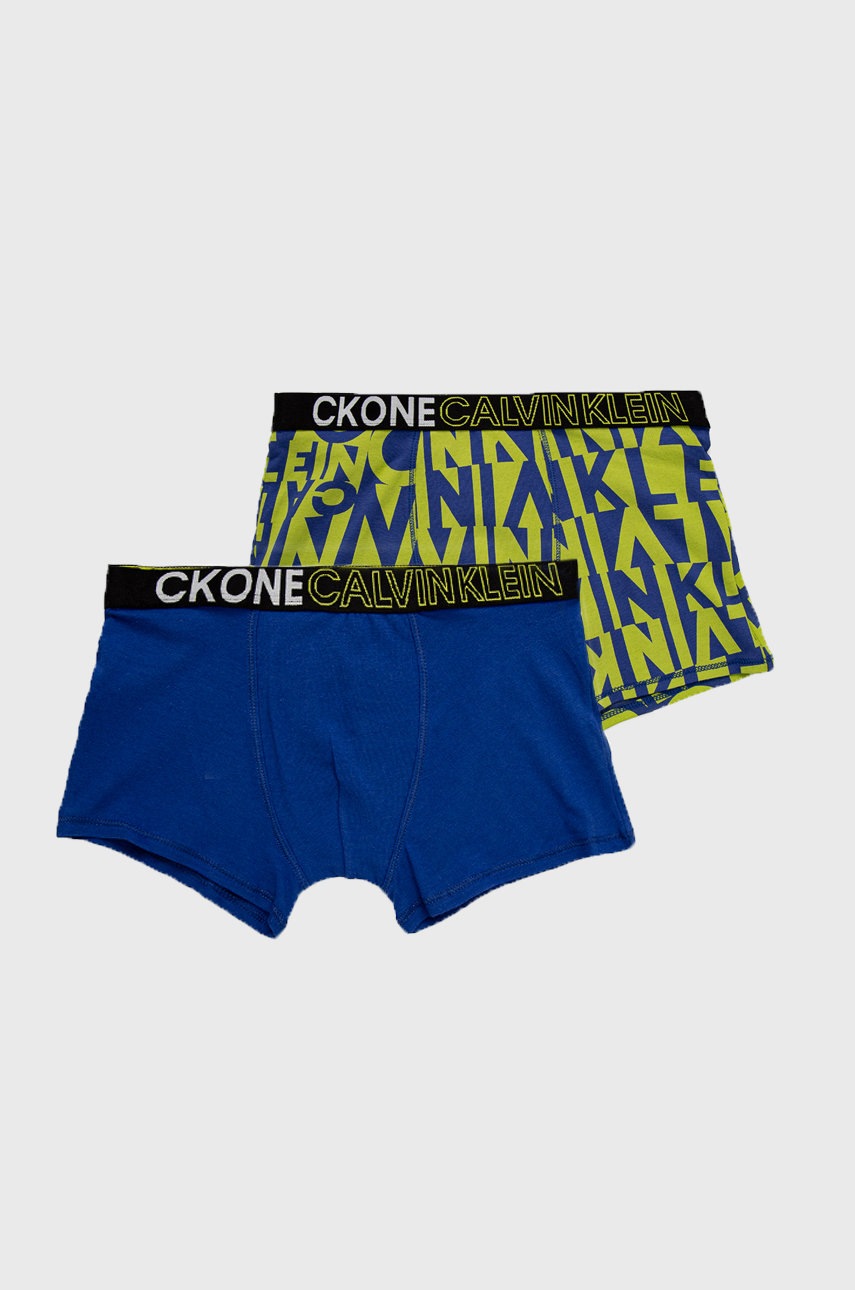 

Детски боксерки Calvin Klein Underwear, Син