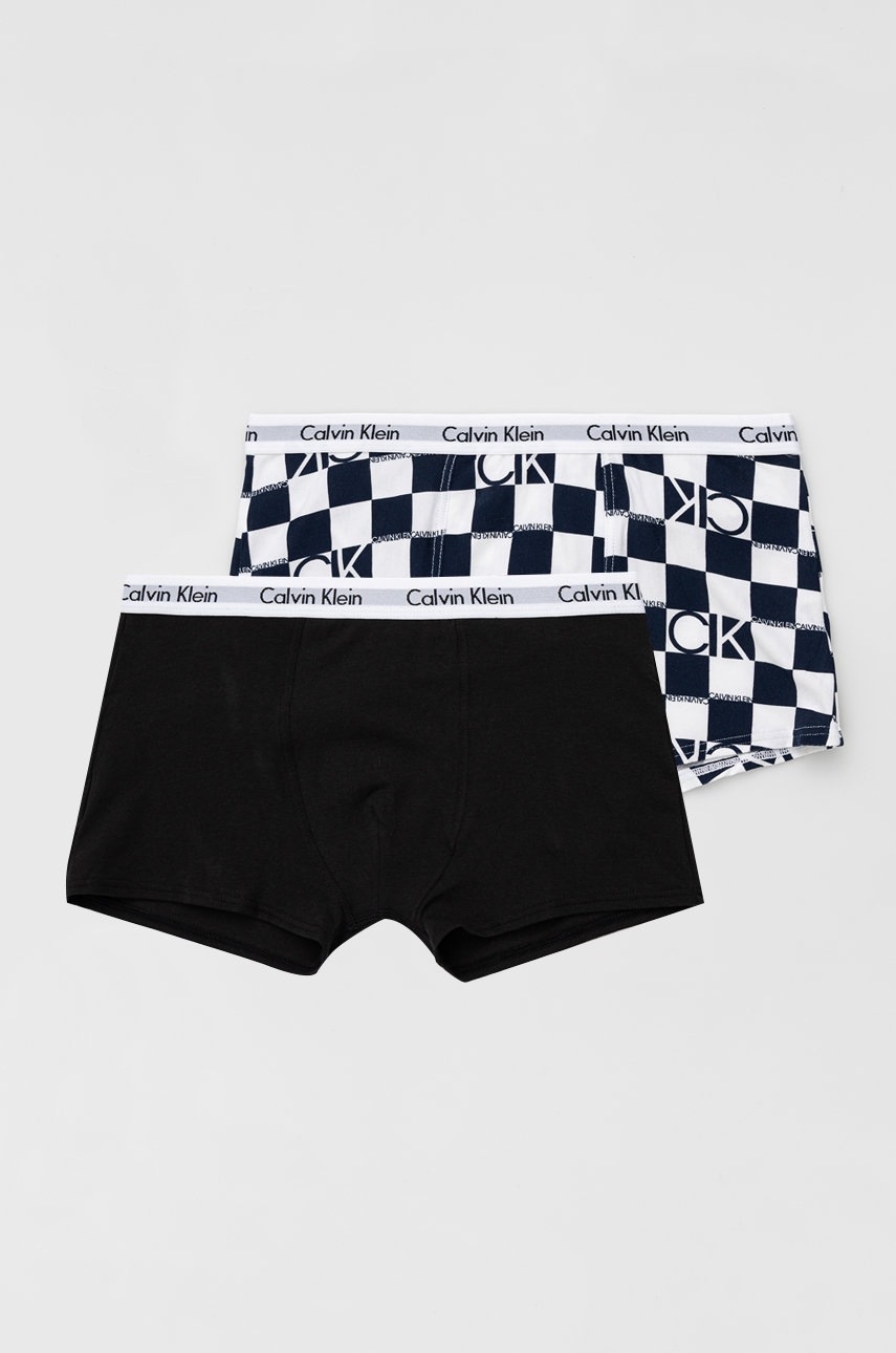 

Calvin Klein Underwear - Детски боксерки (2-pack), Черен