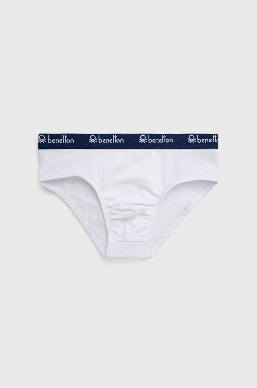 United Colors of Benetton Slip copii culoarea alb