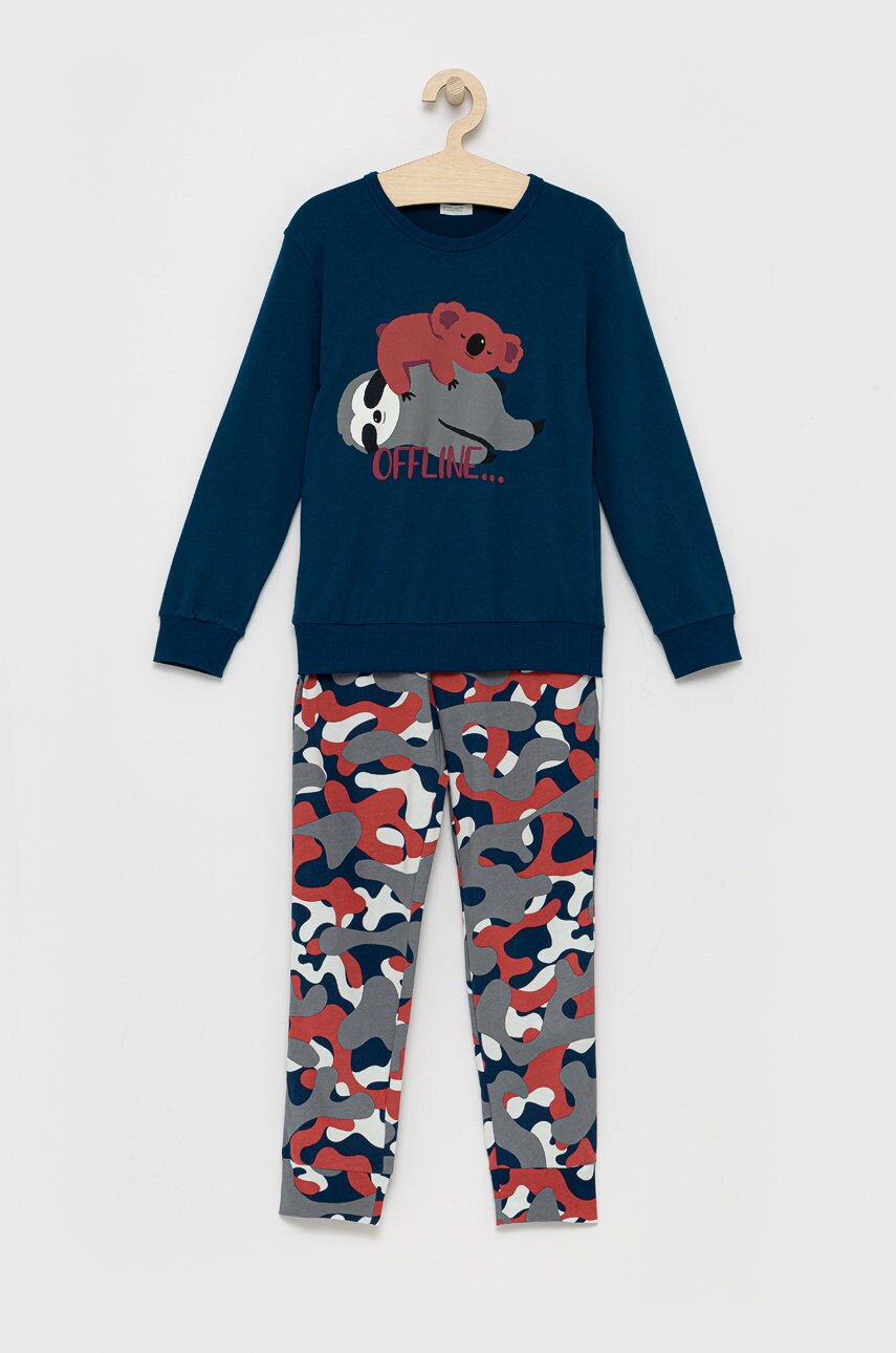 United Colors Of Benetton pijama copii melanj