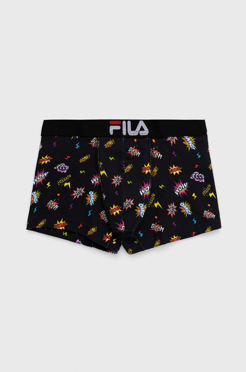 

Детски боксерки Fila в черно, Черен