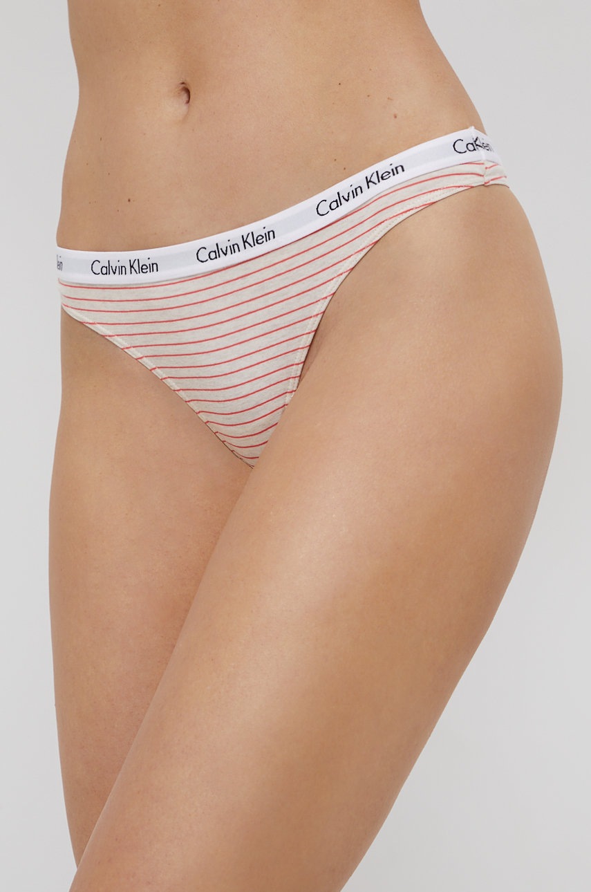 

Прашки Calvin Klein Underwear в прозрачен цвят, Бежов