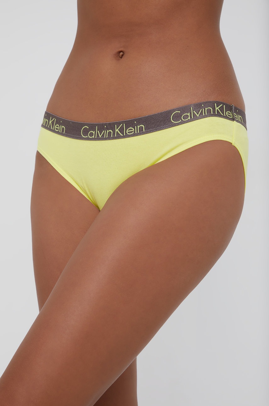 

Бикини Calvin Klein Underwear в жълто, Жълт