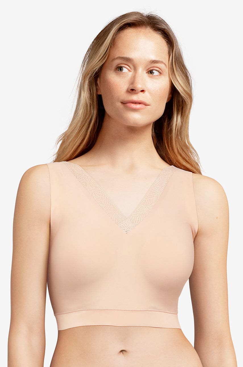 Chantelle sutien culoarea bej, material neted