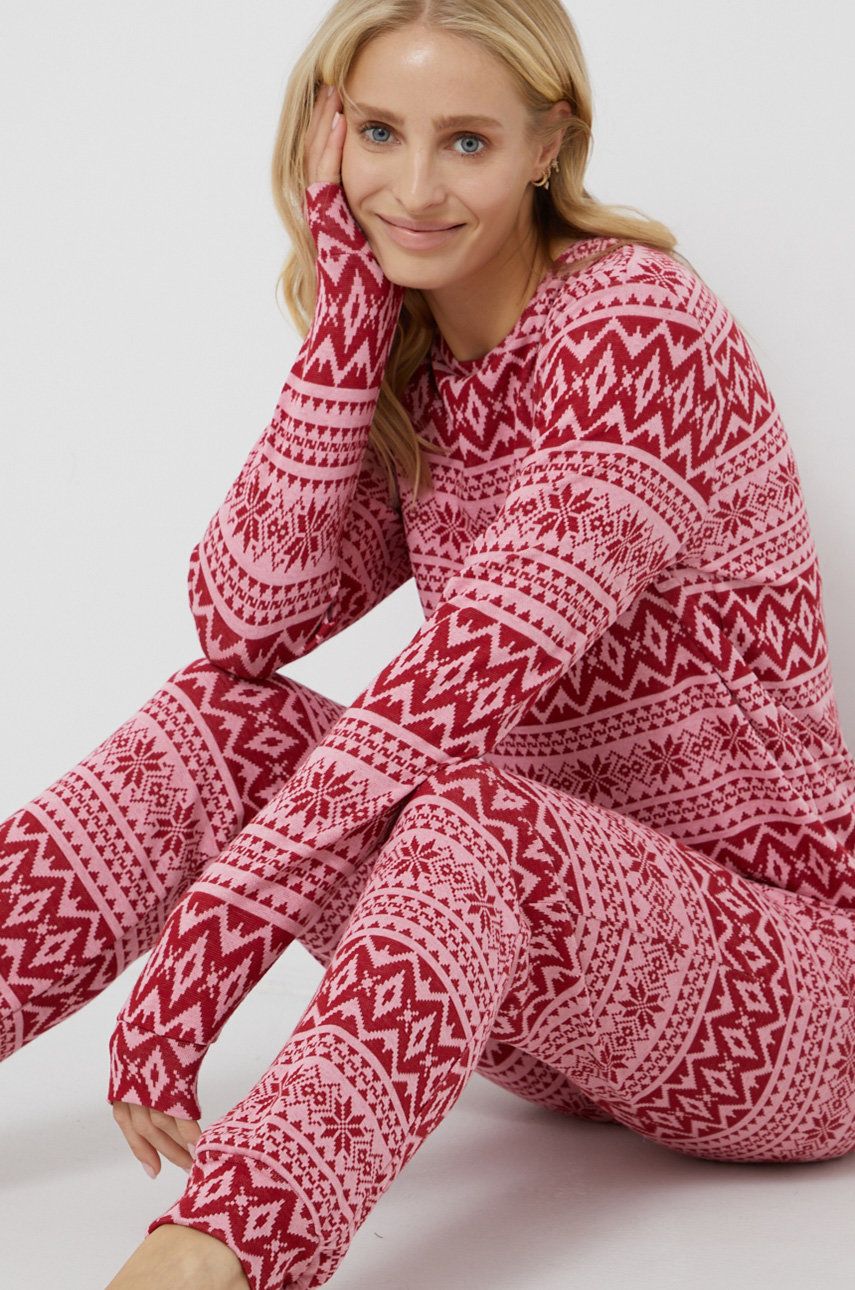 Only Pijama femei, culoarea roz answear.ro imagine noua lenjerie-femei.ro