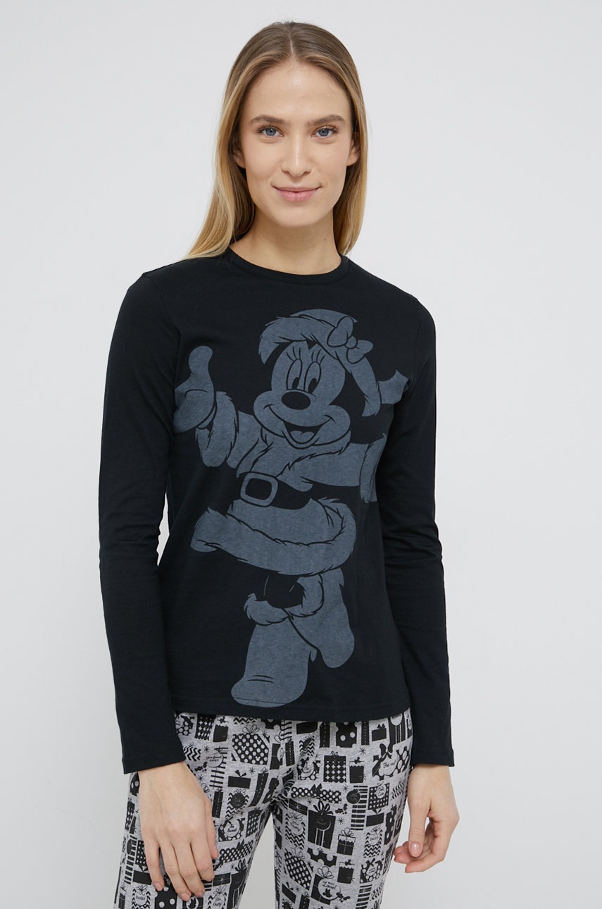 

Пижама Only x Disney цвет чёрный хлопковая