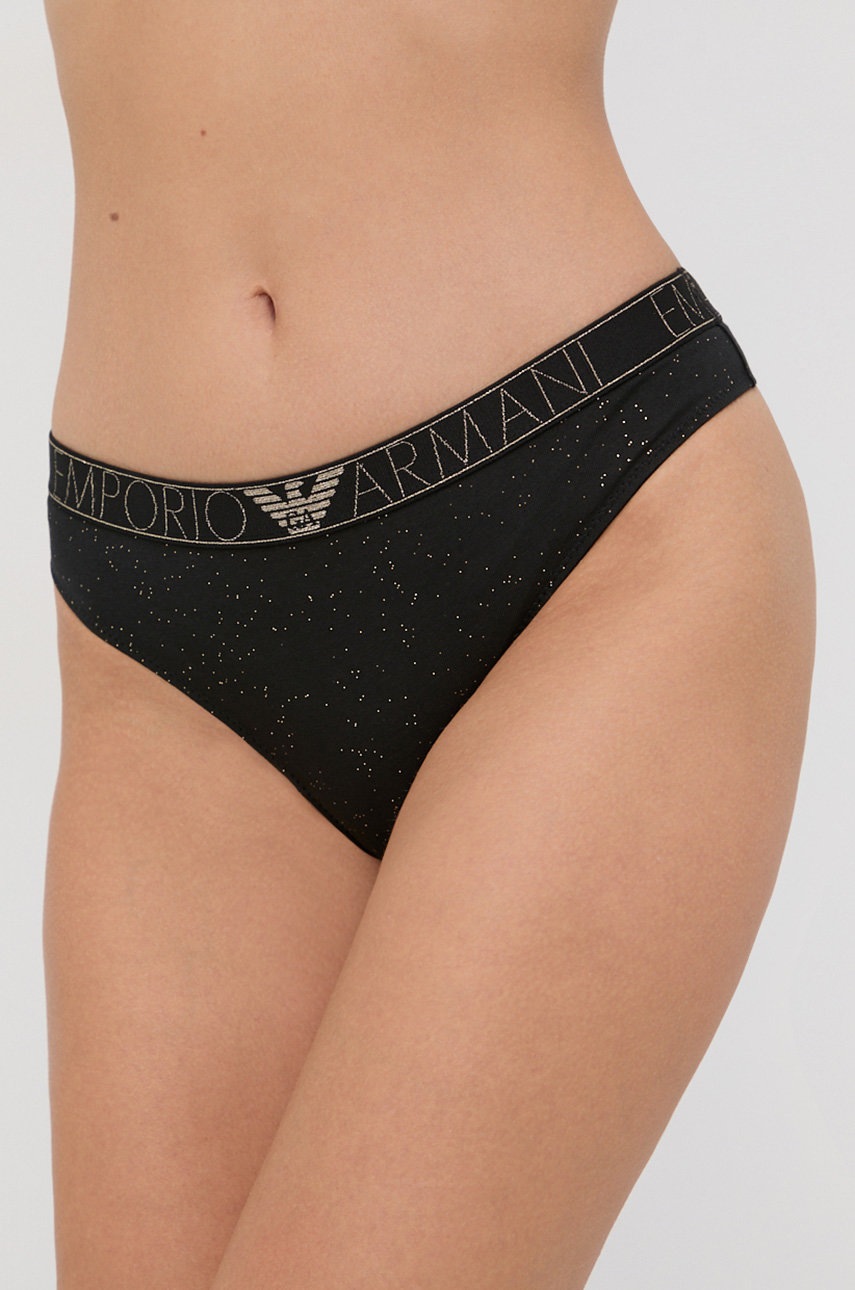 

Прашки Emporio Armani Underwear в черно, Черен