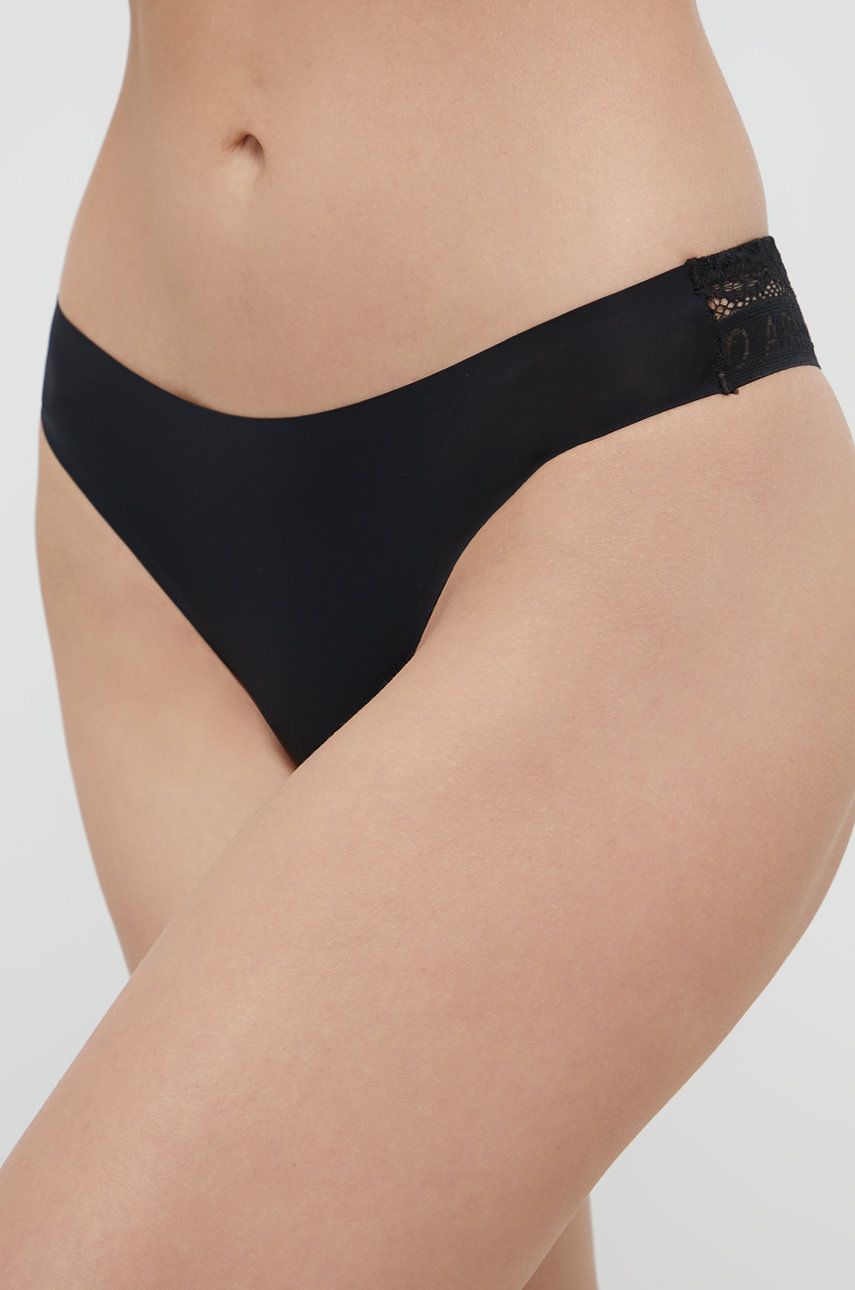 Emporio Armani Underwear Tanga culoarea negru answear.ro imagine noua lenjerie-femei.ro