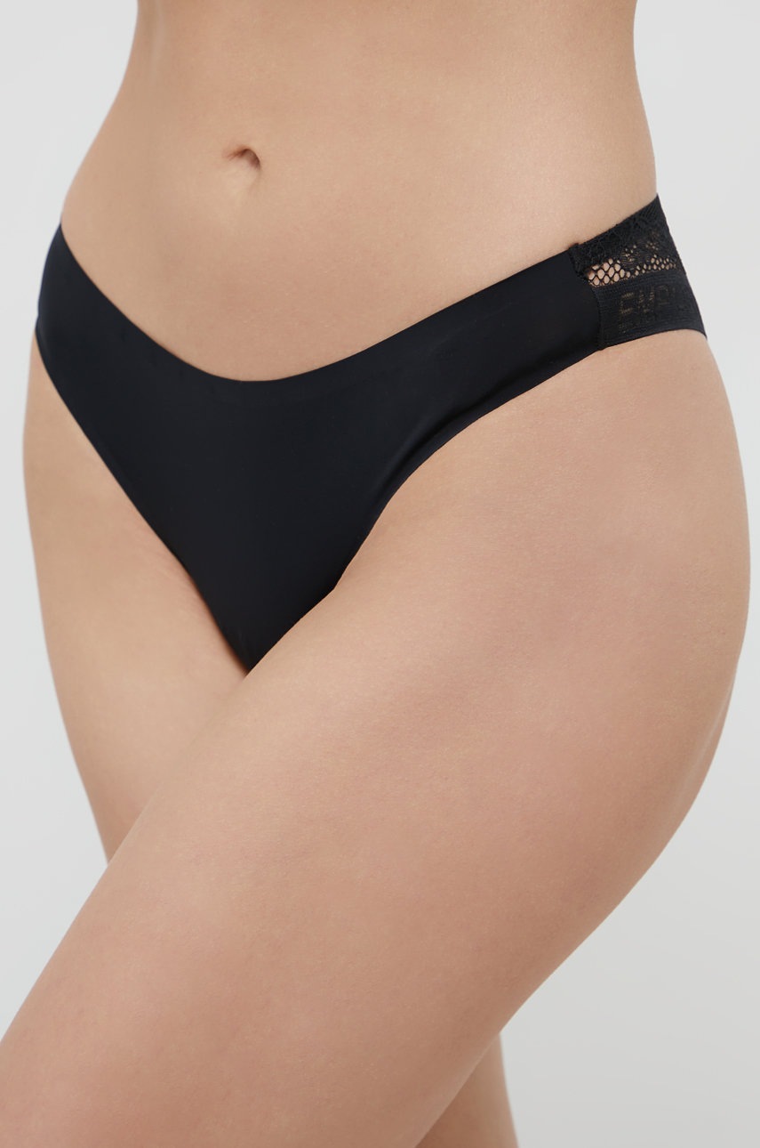 

Бикини Emporio Armani Underwear в черно, Черен