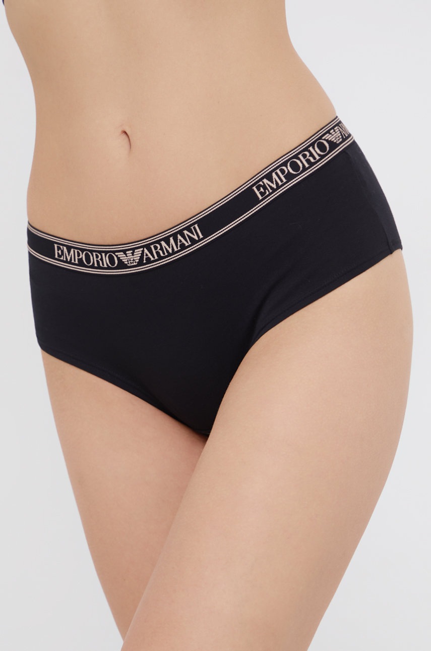 

Бикини Emporio Armani Underwear в черно, Черен