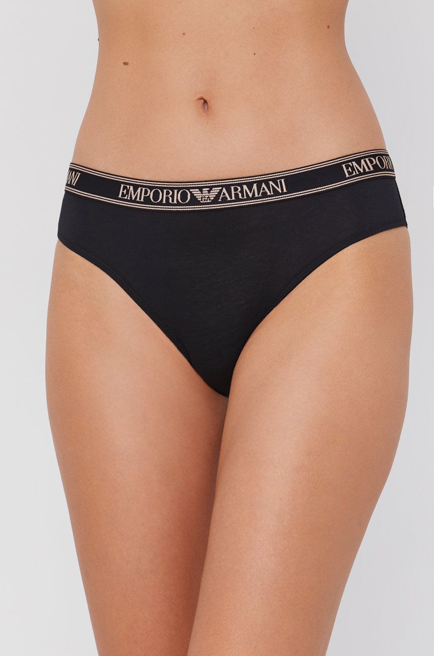 Emporio Armani Underwear Chiloți culoarea negru answear.ro