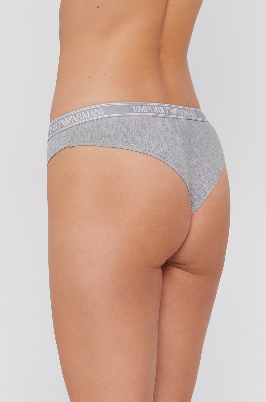 

Бразилианы Emporio Armani Underwear цвет серый