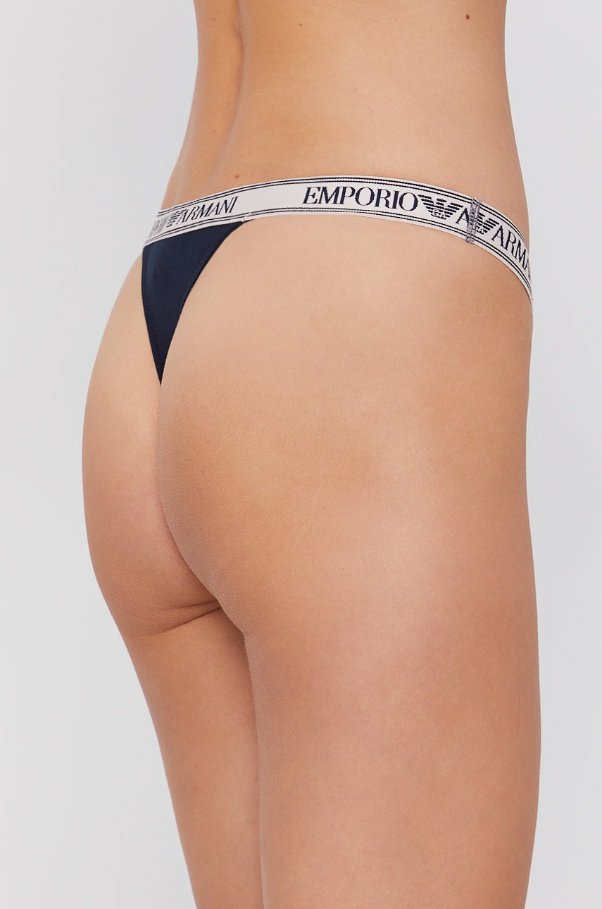 

Стринги Emporio Armani Underwear колір синій