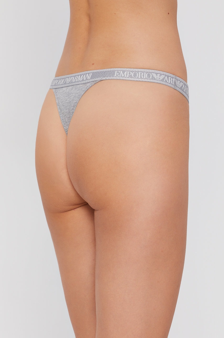 

Стринги Emporio Armani Underwear колір сірий