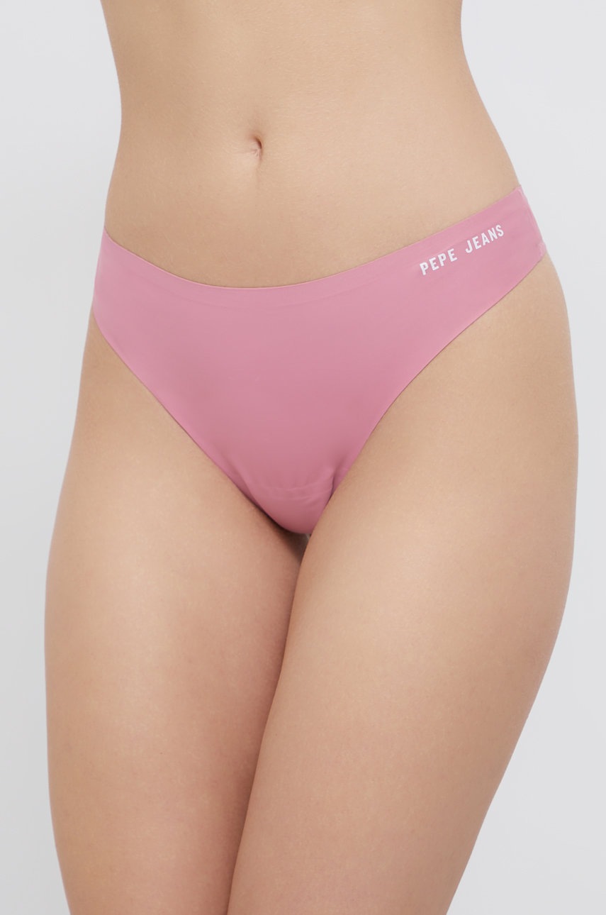 

Стринги Pepe Jeans Larina (3-pack) цвет фиолетовый