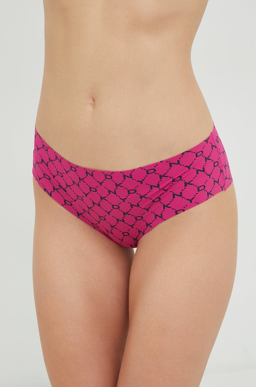 Dkny chiloti 3-pack culoarea roz