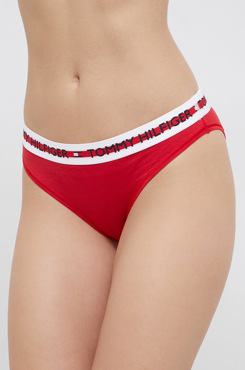 

Бикини Tommy Hilfiger в червено, Червен