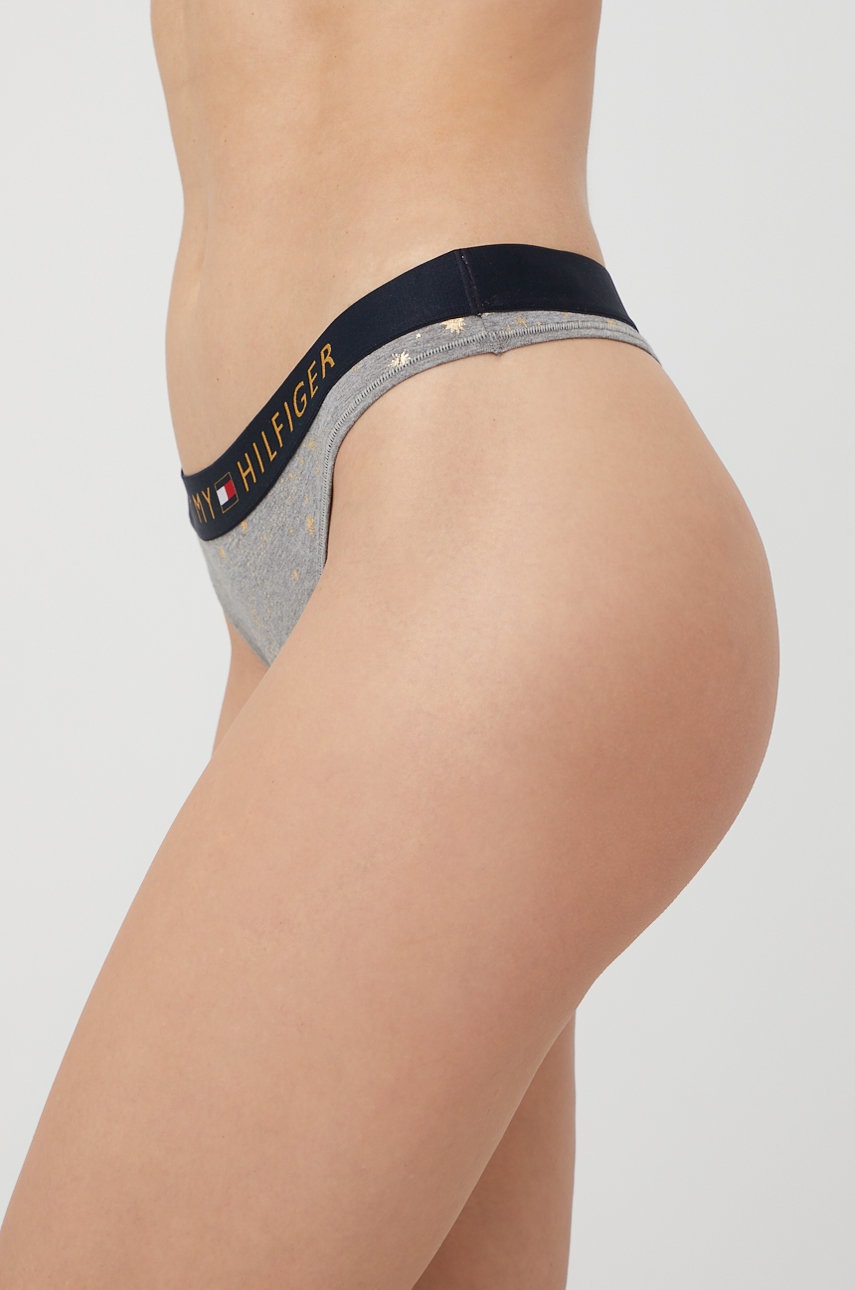 

Стринги Tommy Hilfiger колір сірий