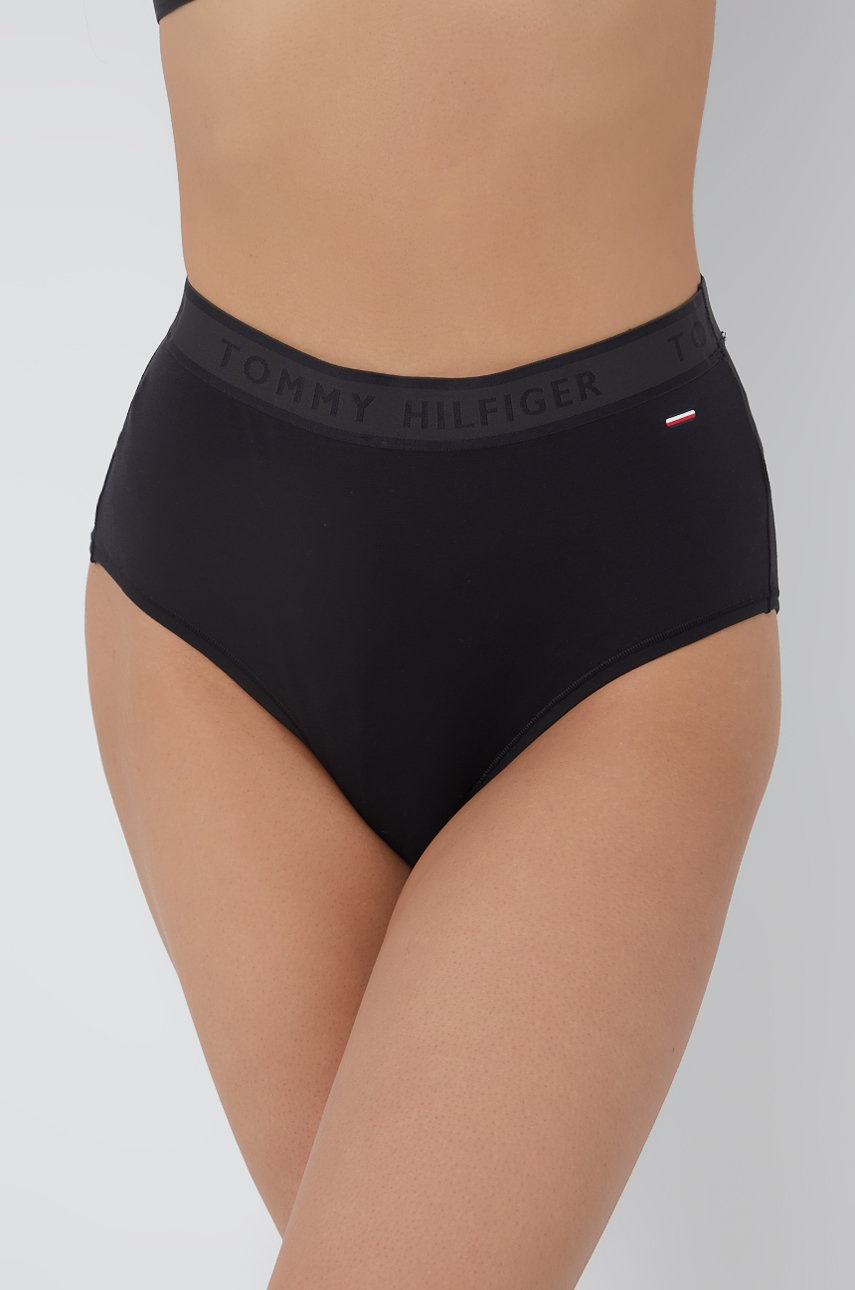 

Бикини Tommy Hilfiger в черно, Черен