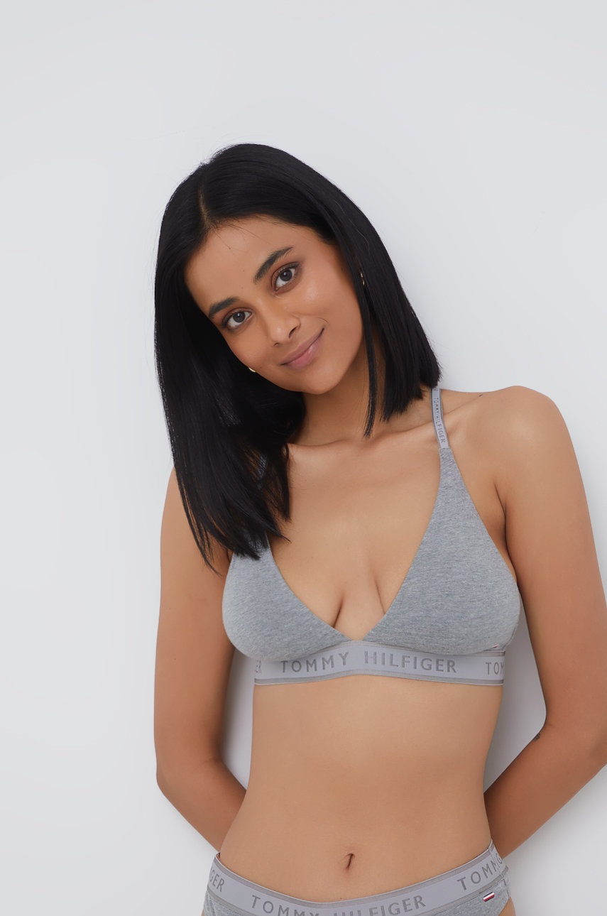 

Сутиен Tommy Hilfiger в сиво, Сив