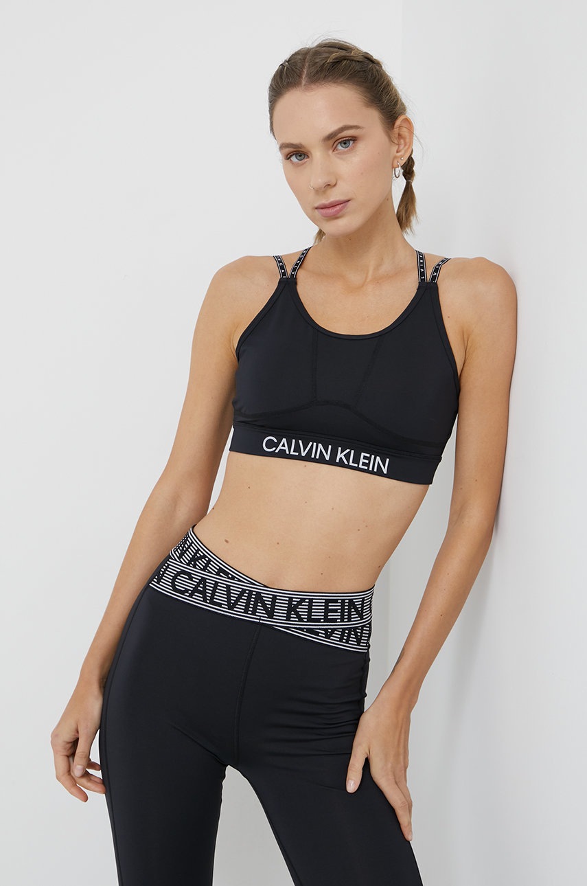 

Спортен сутиен Calvin Klein Performance в черно, Черен