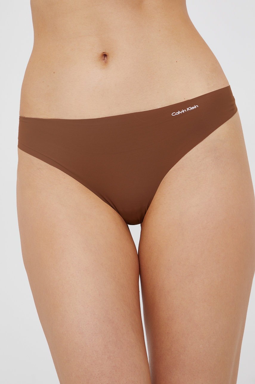 

Прашки Calvin Klein Underwear в кафяво, Кафяв