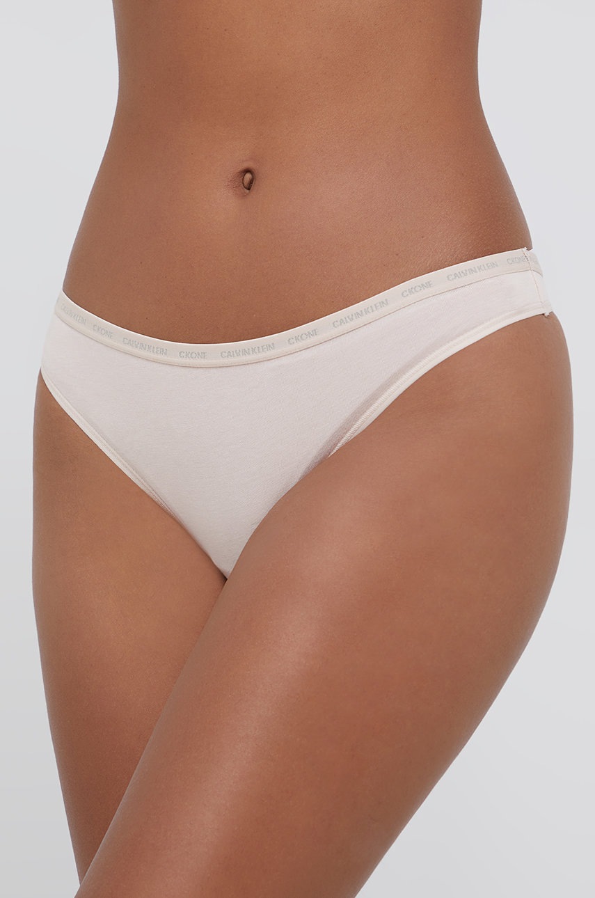 

Прашки Calvin Klein Underwear в прозрачен цвят, Бежов