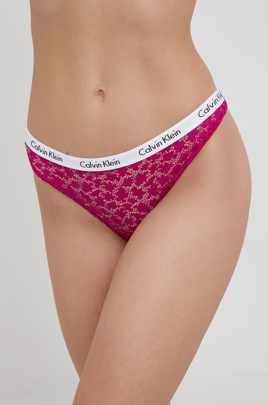 

Бикини Calvin Klein Underwear в лилаво, Виолетов