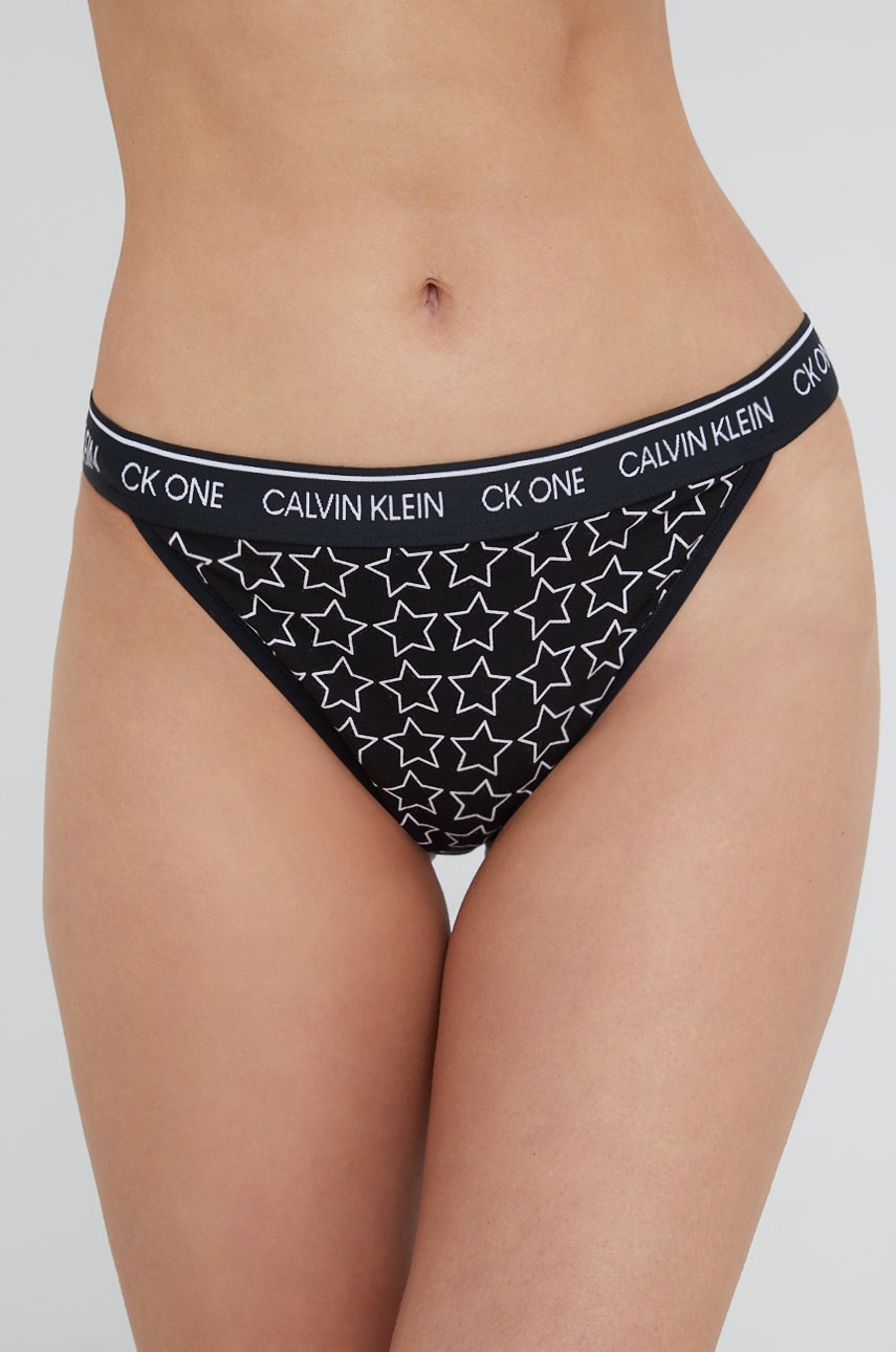 

Бикини Calvin Klein Underwear в черно, Черен