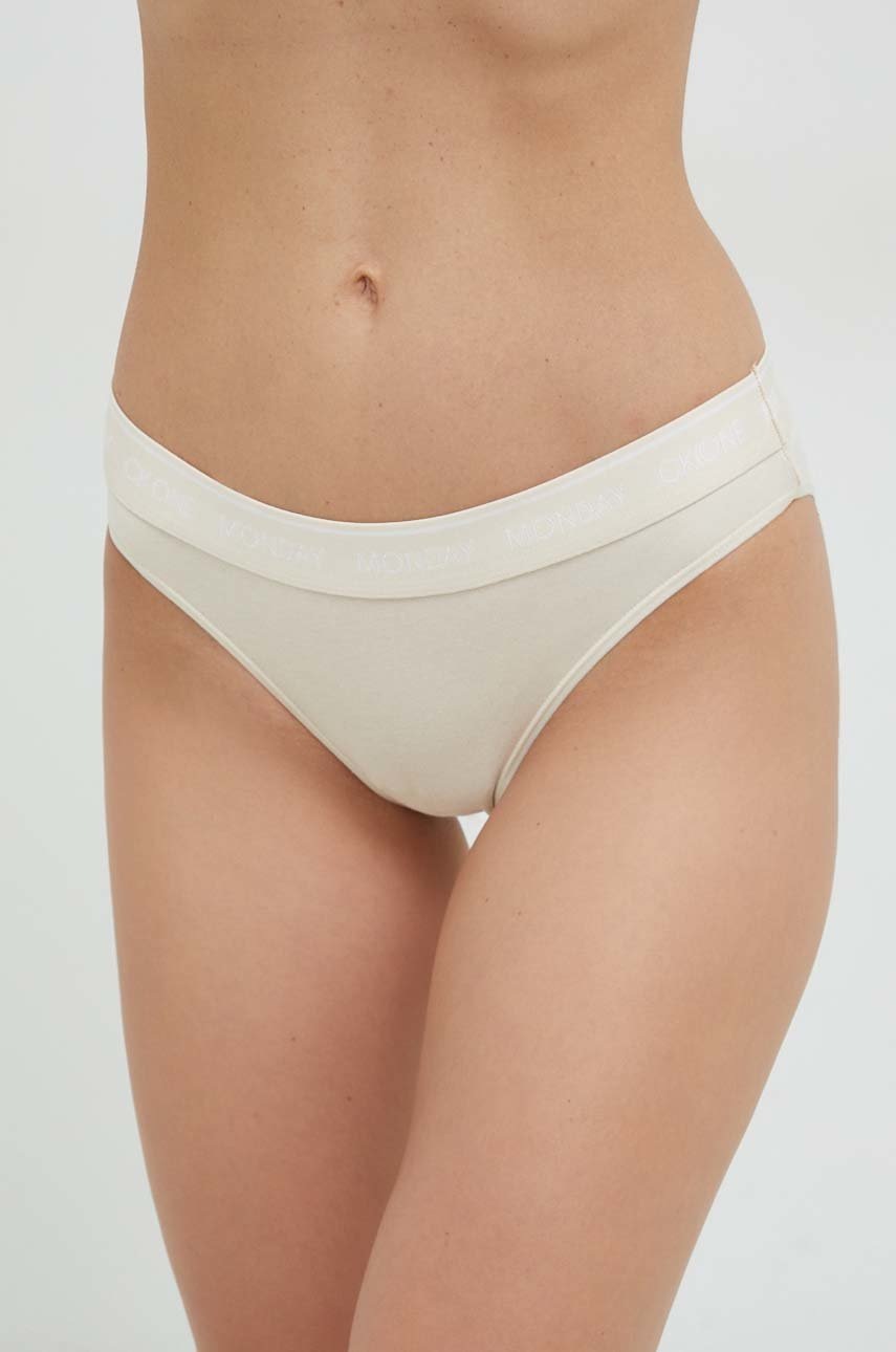 

Бикини Calvin Klein Underwear в черно, Бежов