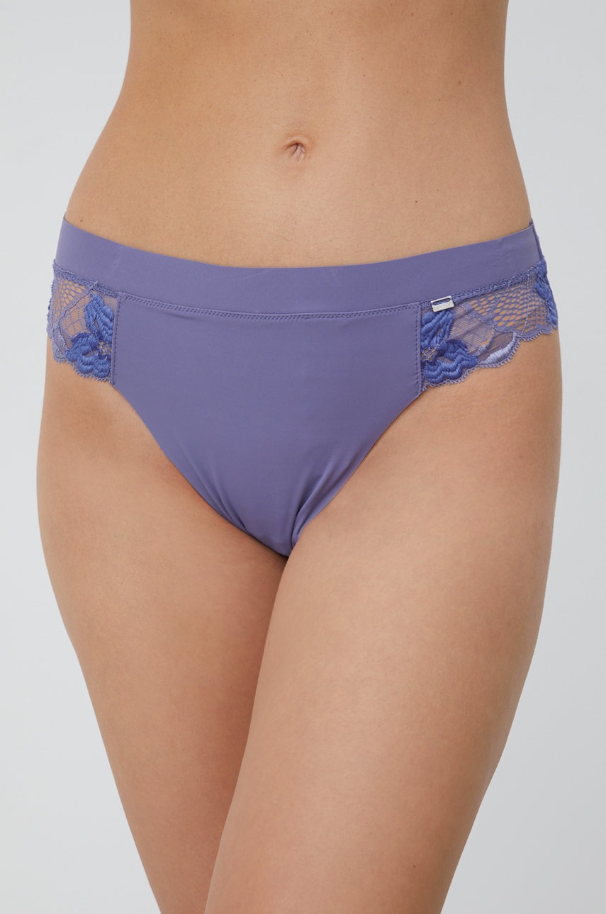 

Прашки Calvin Klein Underwear в сиво, Виолетов