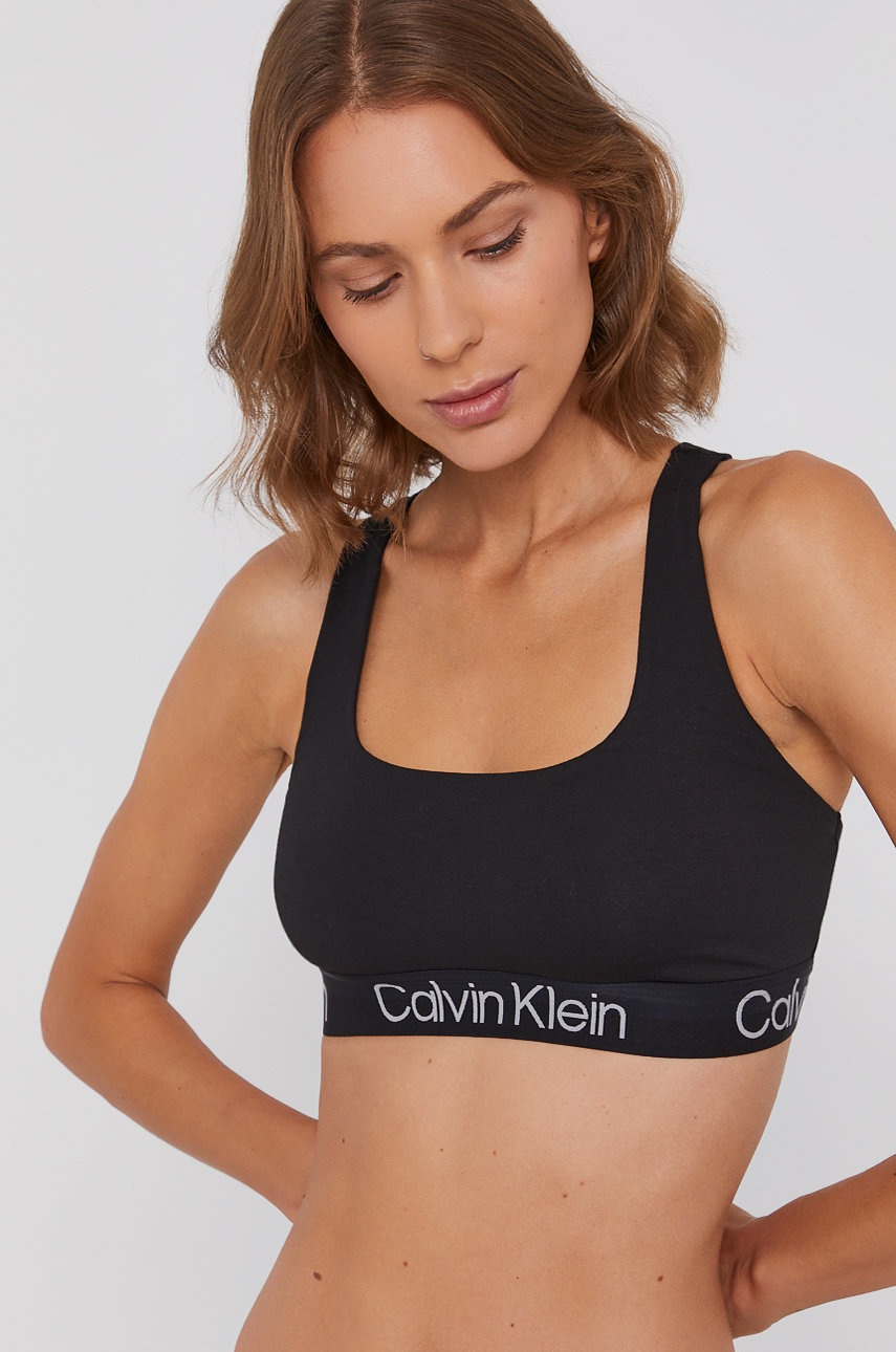 

Сутиен Calvin Klein Underwear в черно с изчистен дизайн, Черен