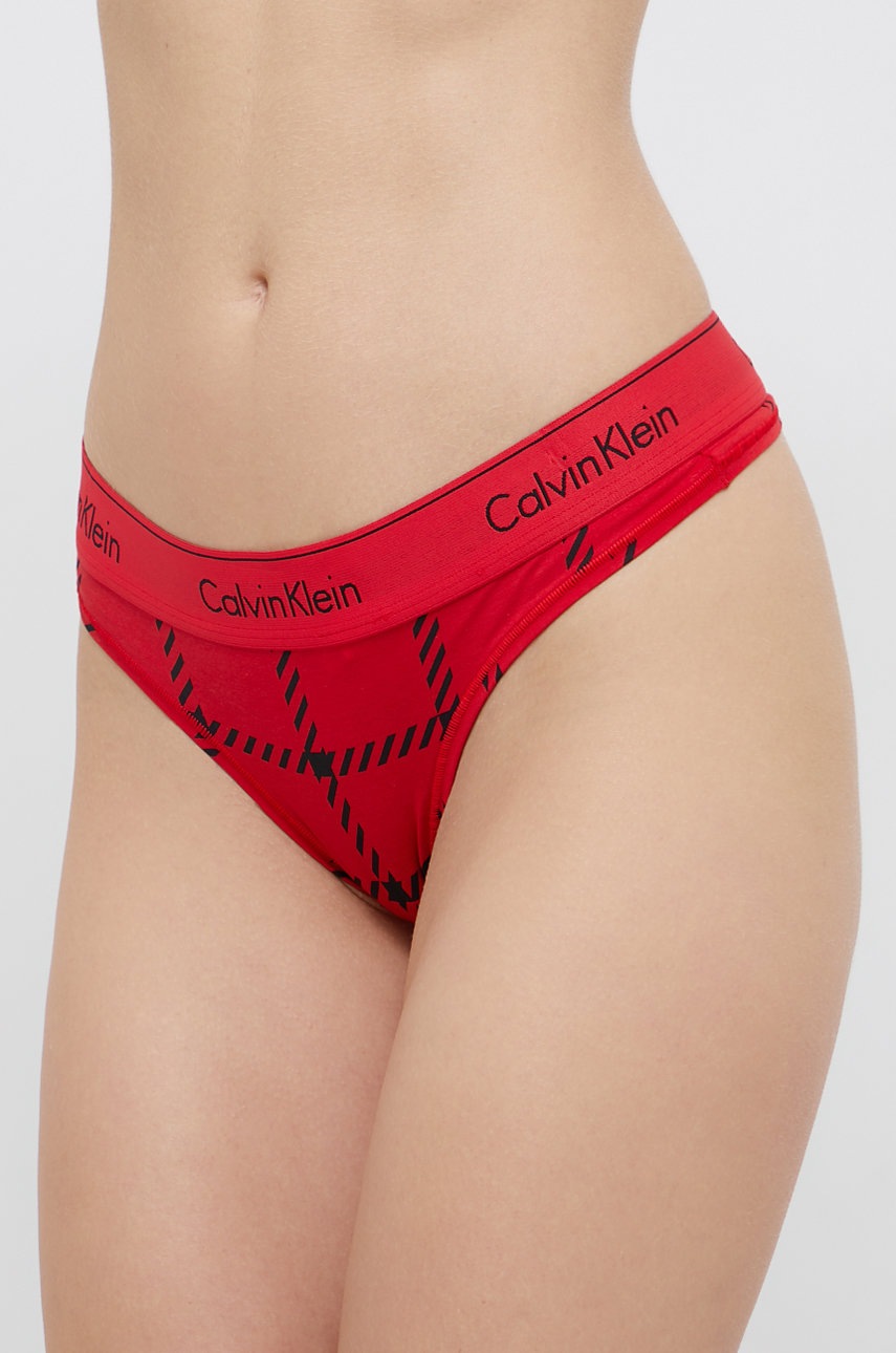 

Прашки Calvin Klein Underwear в червено, Червен
