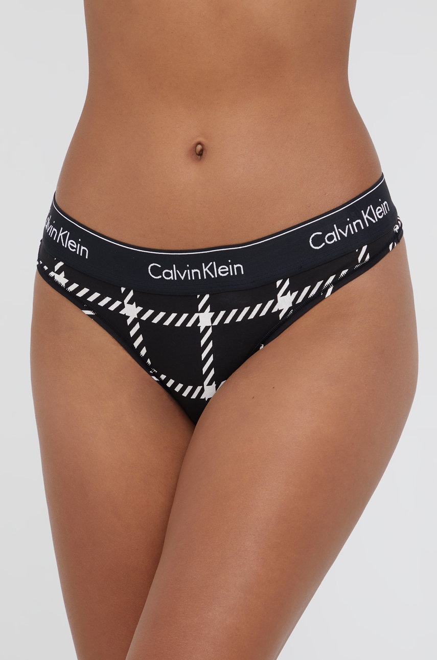 

Прашки Calvin Klein Underwear в черно, Черен