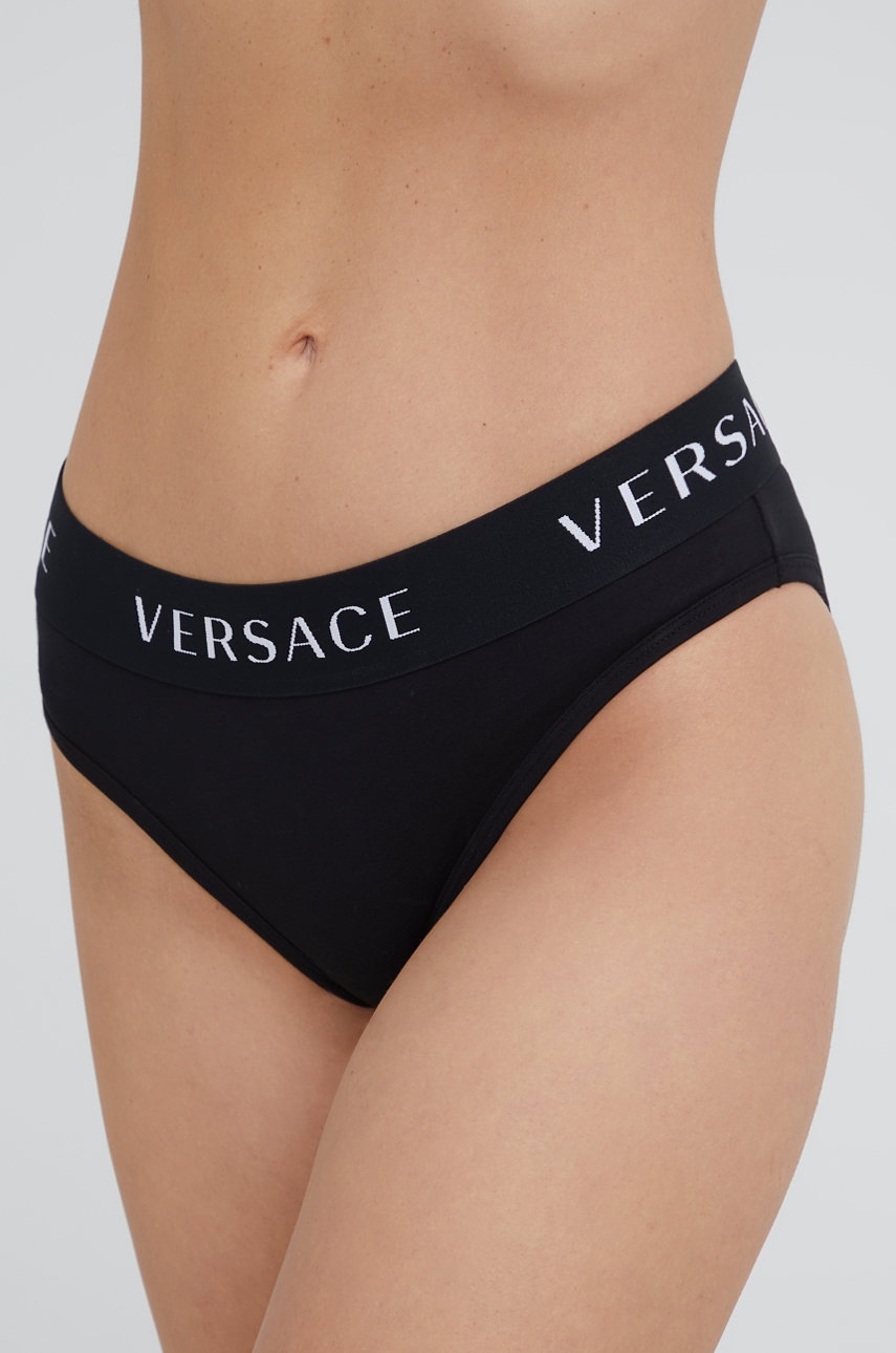 

Бикини Versace в черно, Черен