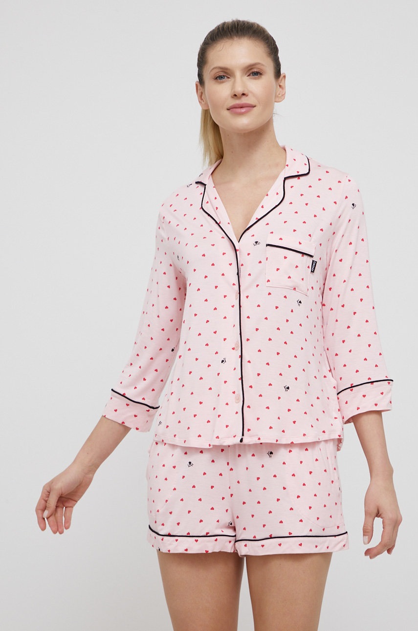 

Пижама Dkny женская цвет розовый