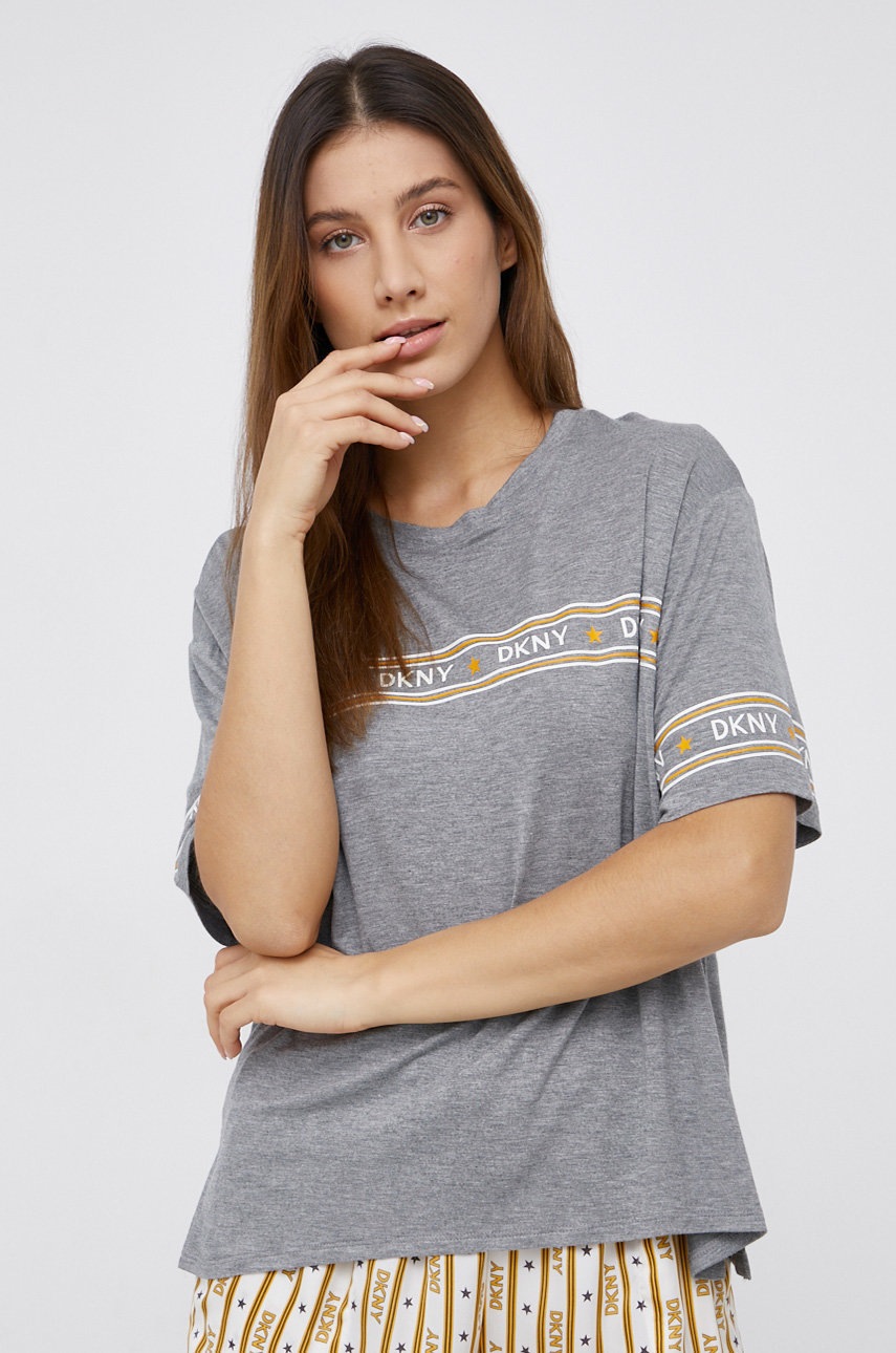 

Пижама Dkny женская цвет золотой