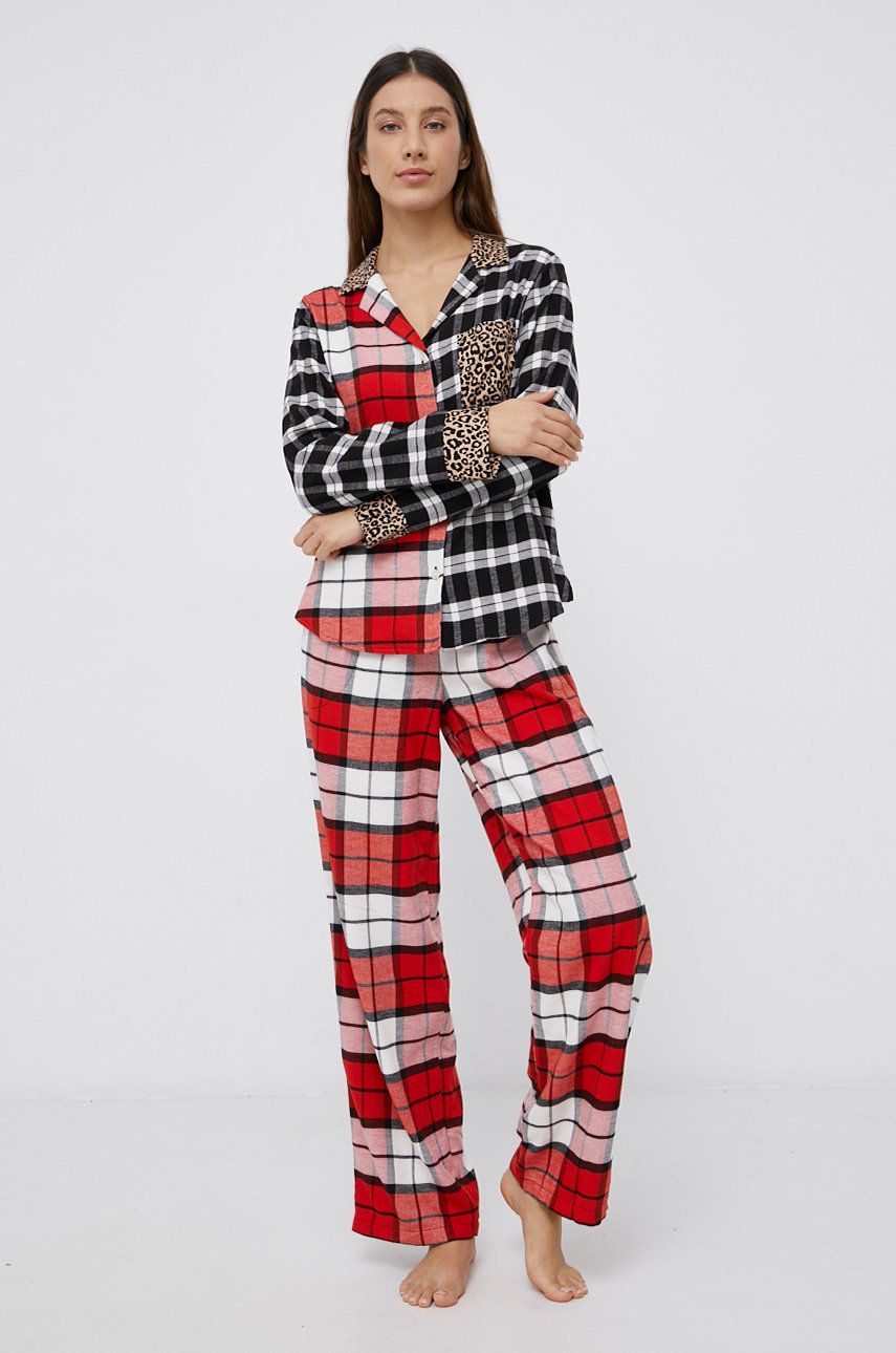 Dkny Pijama femei, culoarea rosu 2023 ❤️ Pret Super answear imagine noua 2022