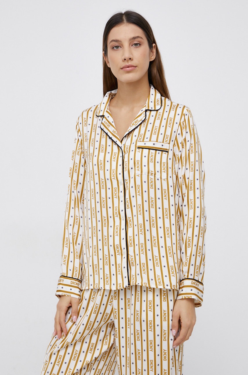 

Пижама Dkny женская цвет золотой