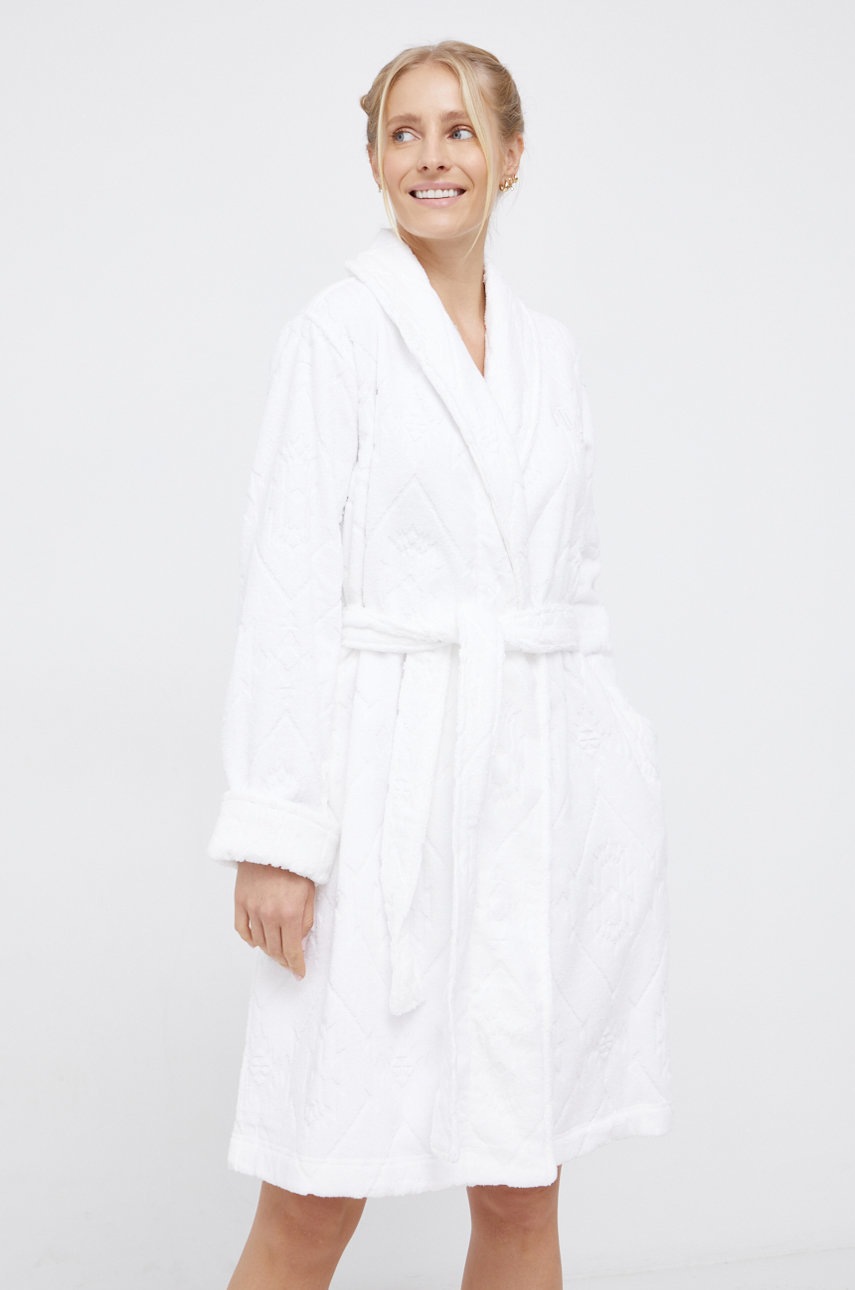 

Халат Lauren Ralph Lauren в бяло, Бял