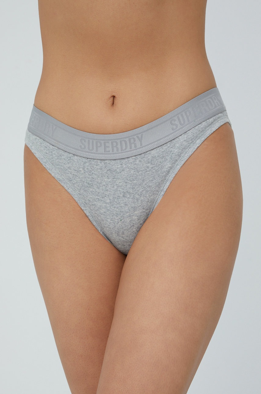 

Бикини Superdry в сиво, Сив