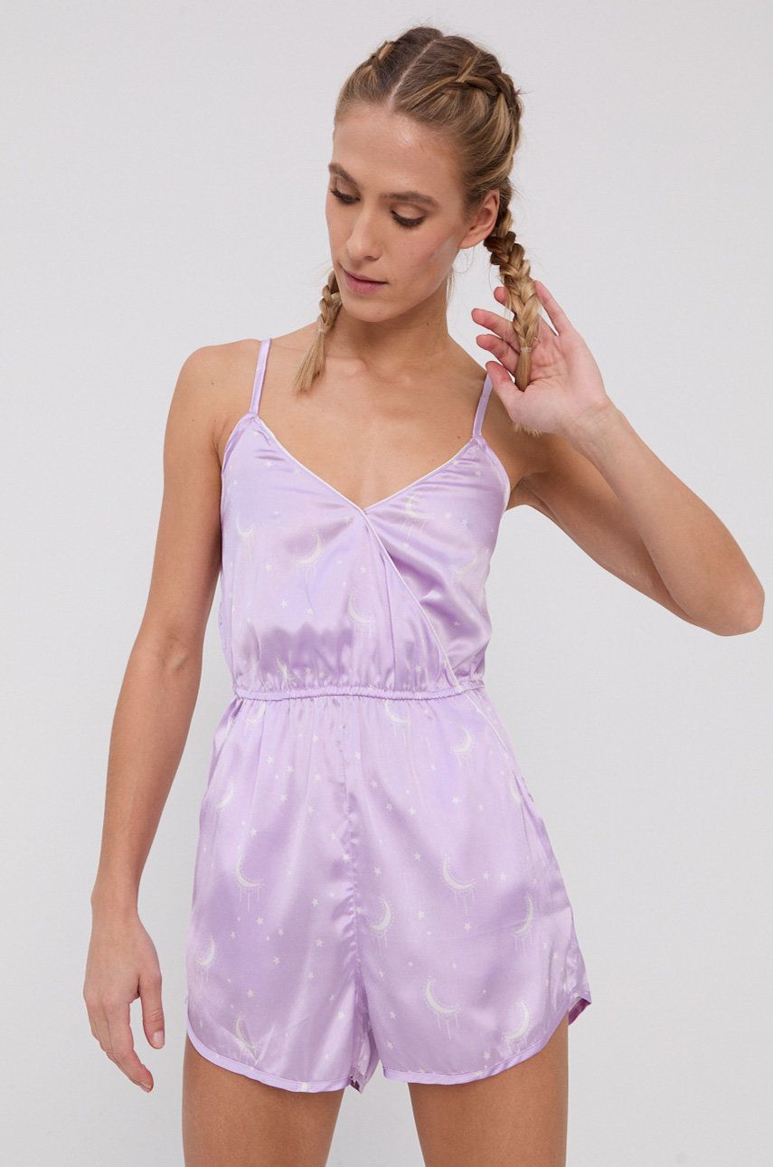 Brave Soul Pijama femei, culoarea violet answear.ro imagine noua lenjerie-femei.ro