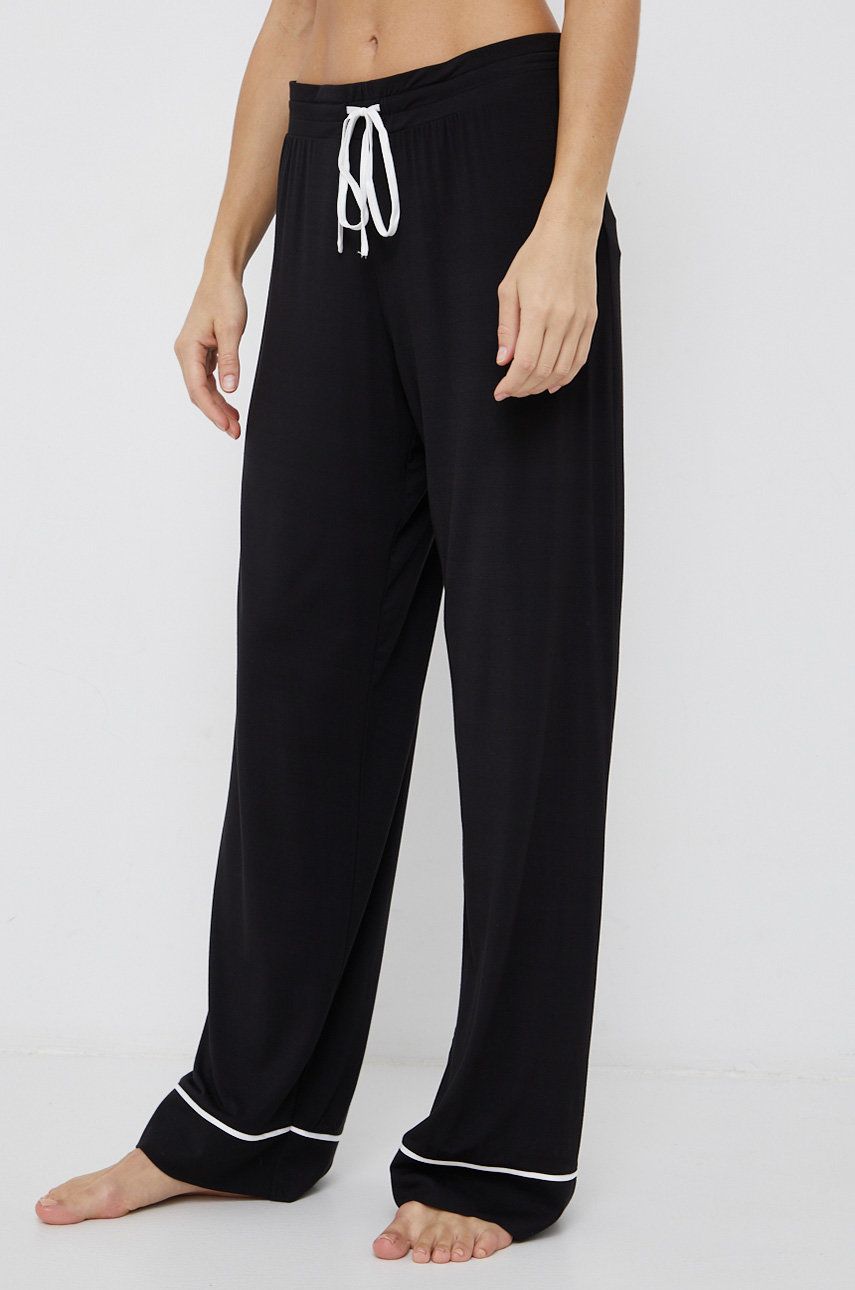 GAP Pantaloni de pijama femei, culoarea negru answear.ro imagine noua lenjerie-femei.ro