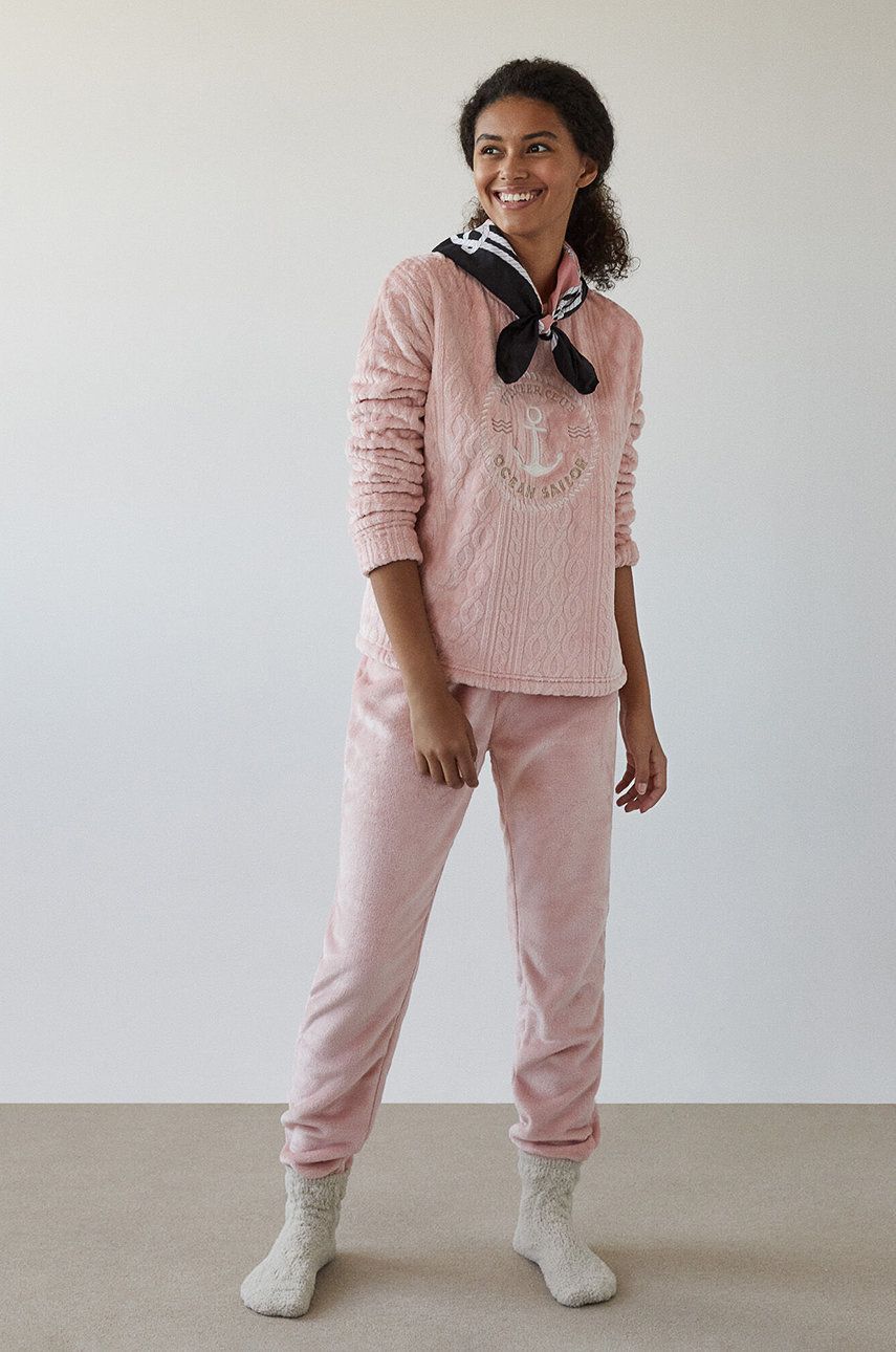 Women’secret pijama femei, culoarea roz answear.ro imagine noua lenjerie-femei.ro